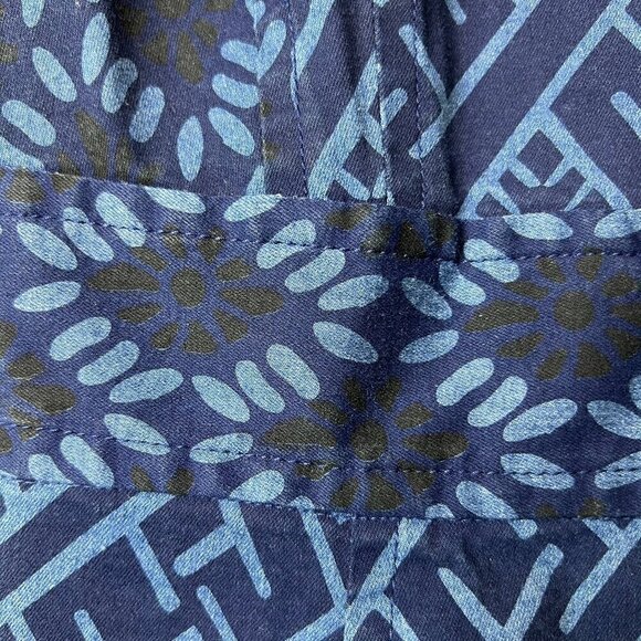 Plenty by Tracy Reese Dress Womens Size 8 Diamond Tribal Sleeveless Denim Funky - Picture 9 of 16